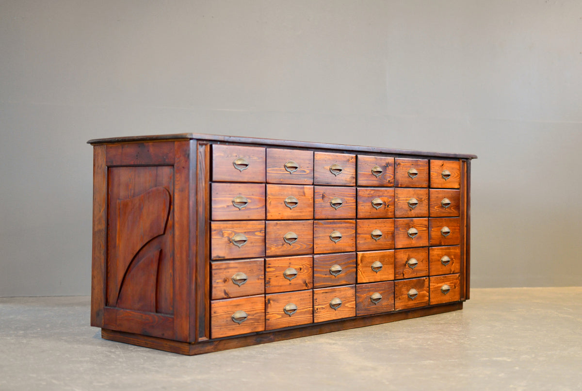 Ironmongers Shop Counter Drawers Circa 1910s – Otto's Antiques