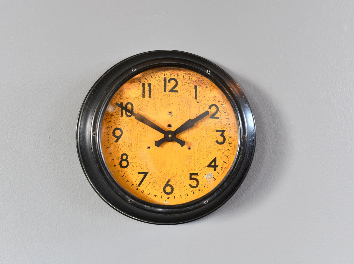 English Factory Clock Circa 1930s – Otto's Antiques
