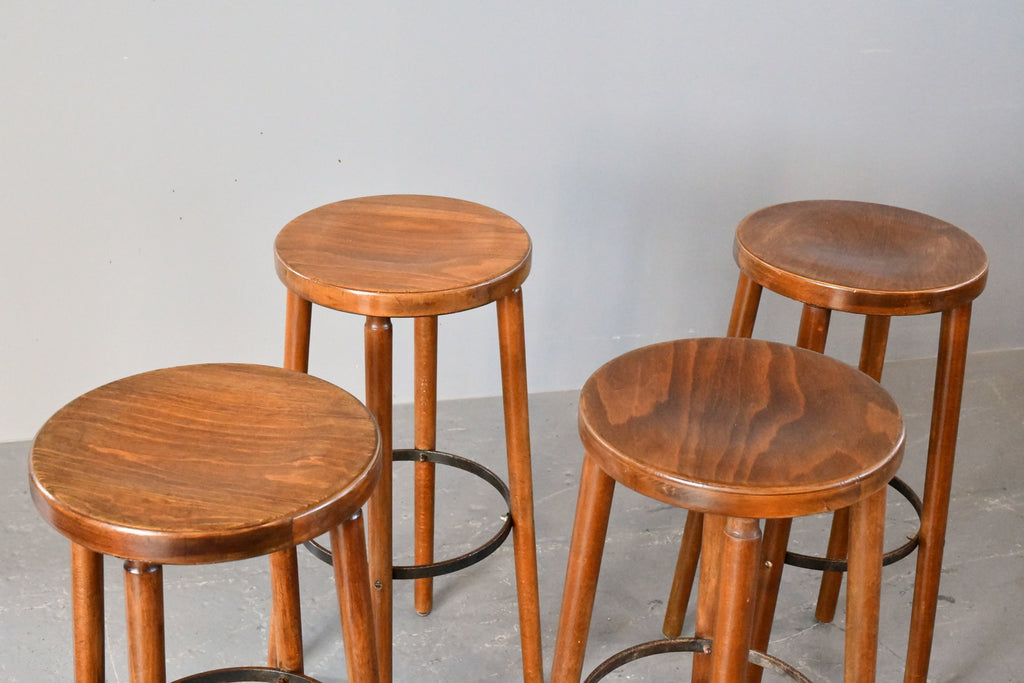 French Bistro Bar Stools Circa 1940s – Otto's Antiques