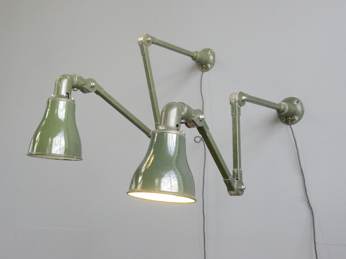 Industrial Factory Task Lamp By Invisaflex Circa 1940s – Otto's Antiques