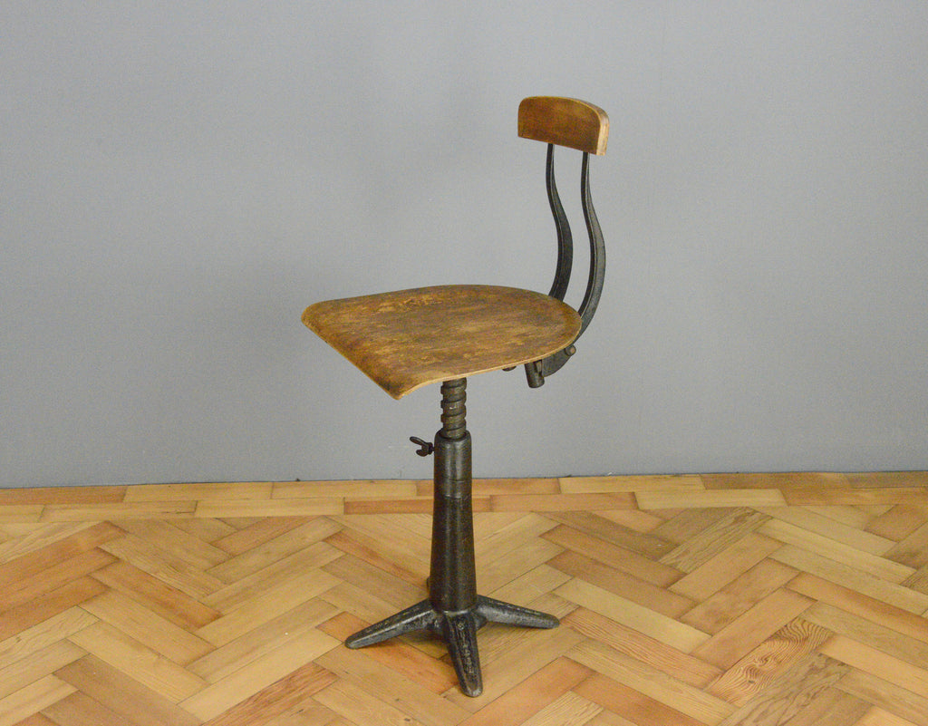 Industrial Chair By Singer Circa 1920s – Otto's Antiques